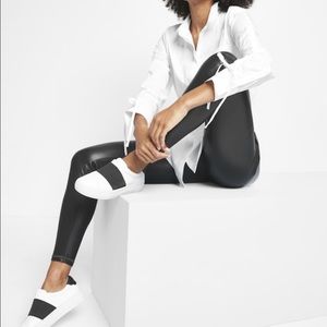 J/SLIDES x ATHLETA "Adorn" Leather Sneakers